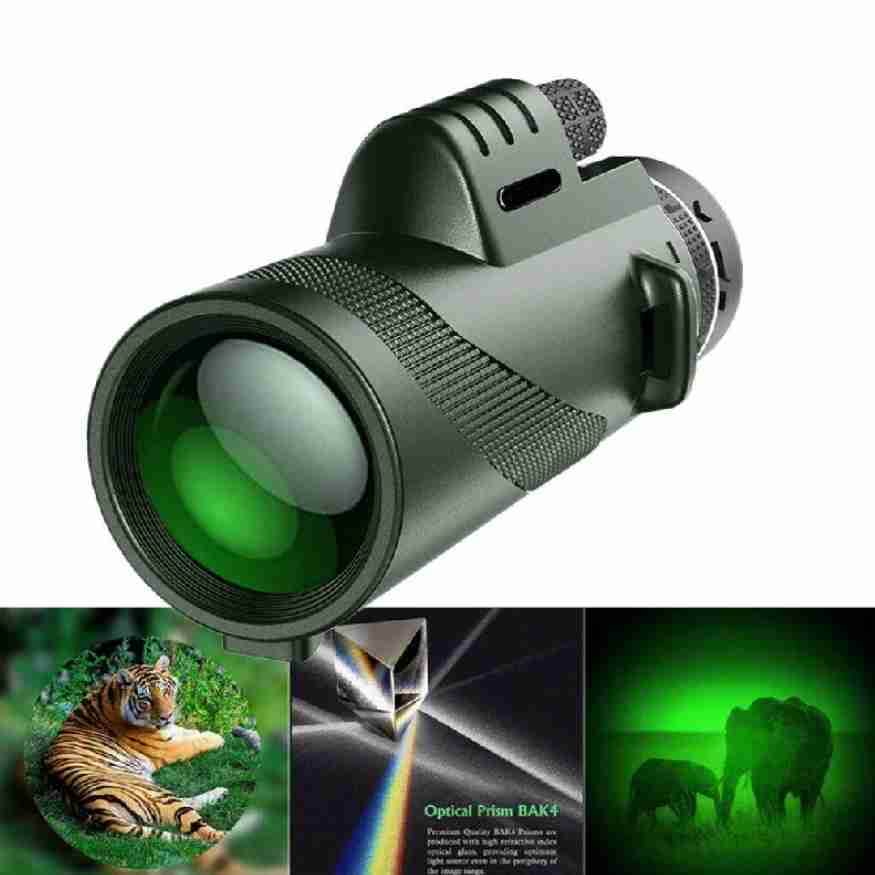 Monoculaire HD 8x avec optique de précision pour observation nette et détaillée en extérieur.