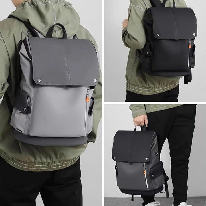 Sac à dos urbain imperméable durable et léger, idéal pour travail et école.