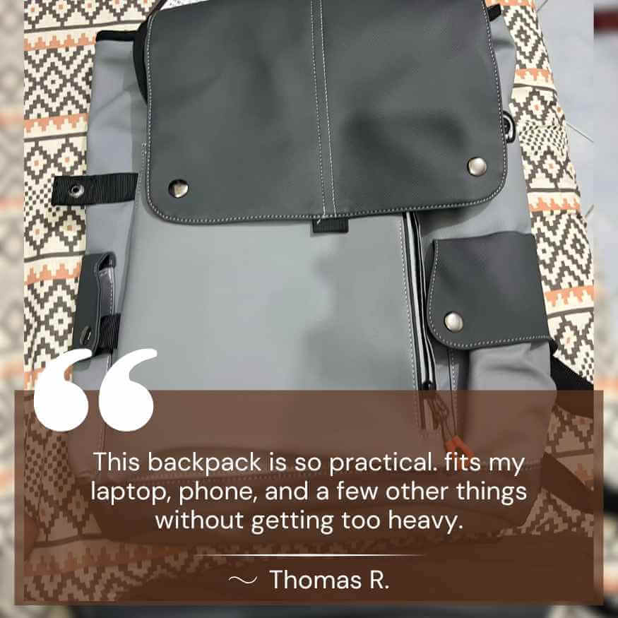 Sac à dos grande capacité avec port USB, imperméable, pour étudiants et professionnels.
