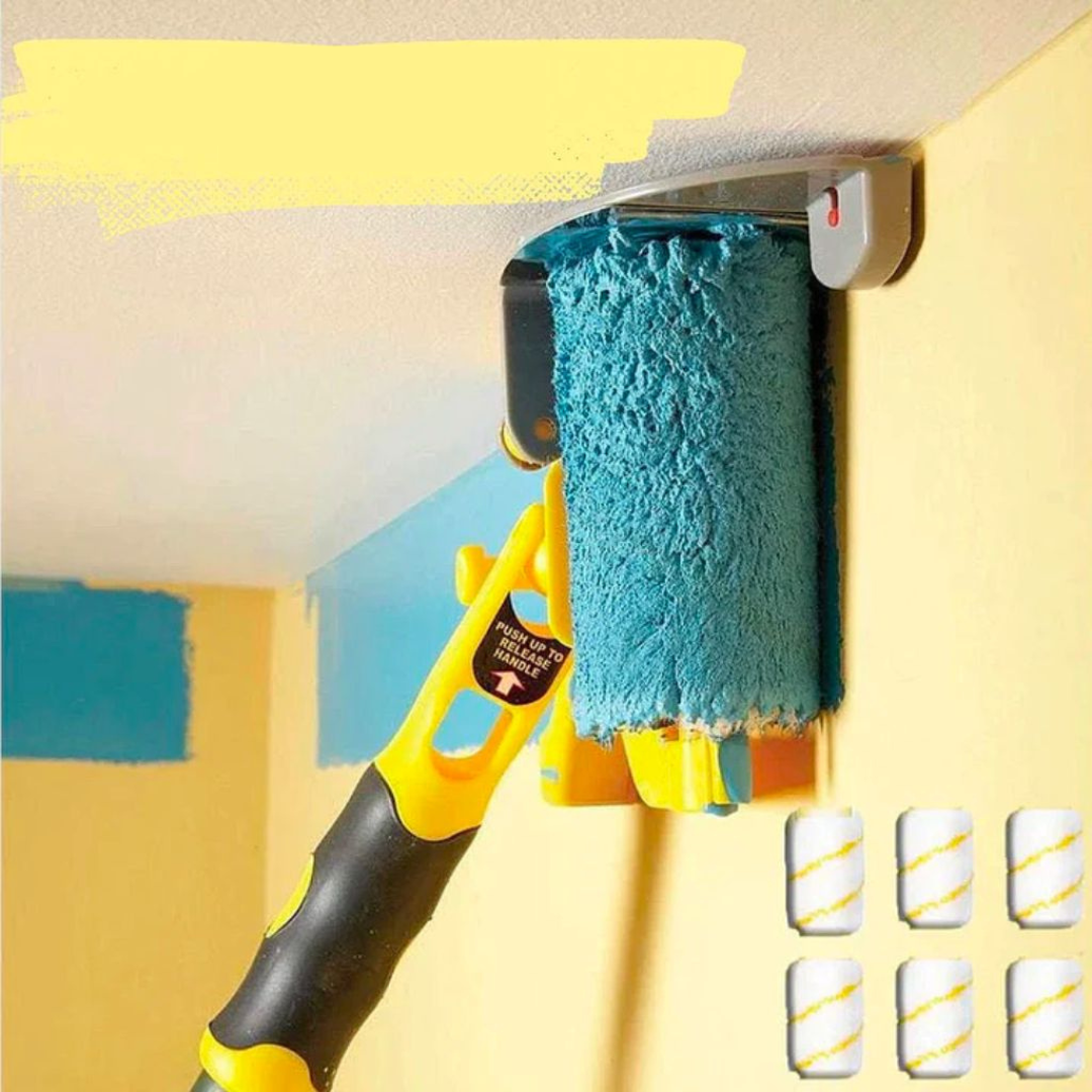 Outil de peinture de précision pour bords nets sans masquage. Rénovation murale facile et rapide.