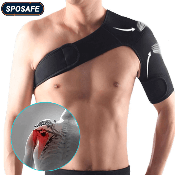 Bandage de compression épaule, soulage la douleur et apporte un soutien constant.