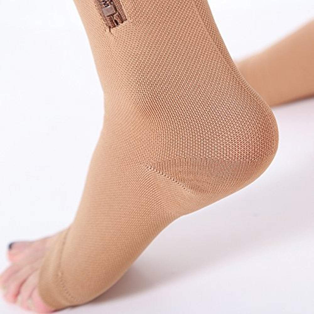 Chaussettes de compression unisexe quotidiennes pour le soulagement des jambes lourdes et l'amélioration de la circulation sanguine.