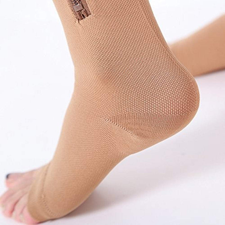 Chaussettes de compression unisexe quotidiennes pour le soulagement des jambes lourdes et l'amélioration de la circulation sanguine.