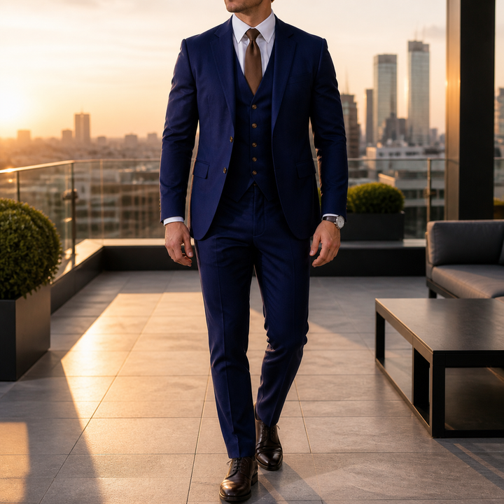 Costume de cérémonie, 3 pièces homme, pour un événement unique et stylé.