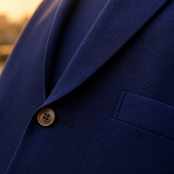 Veste de costume homme élégante, partie intégrante du 3 pièces.