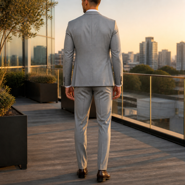 Tenue homme festive 3 pièces, pour un look mémorable et stylé.