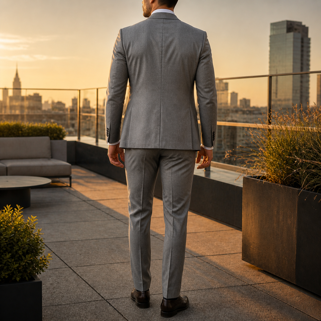 Ensemble homme 3 pièces, idéal pour mariage, bal de promo ou gala.