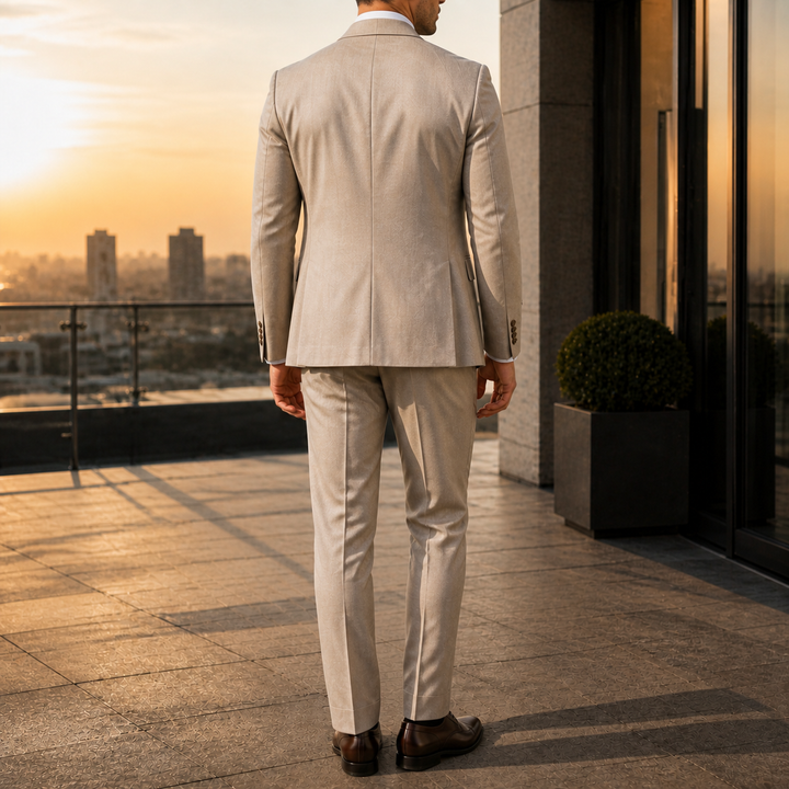 Costume homme, 3 pièces, pour un look impeccable et confiant à chaque fois.