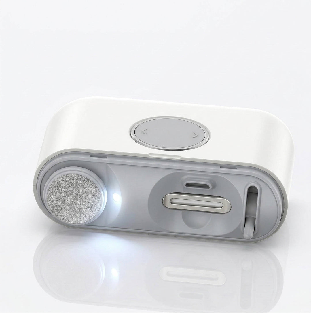 Coupe-ongles électrique innovant pour un soin des ongles rapide et précis, adapté à toute la famille, rechargeable.