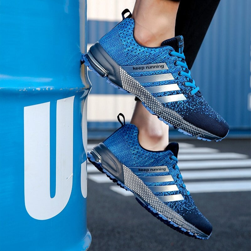 Chaussures confortables pour hommes, semelle souple et amorti supérieur.