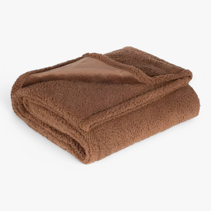 Couverture de protection marron, imperméable et lavable, parfaite pour enfants et pique-niques extérieurs.