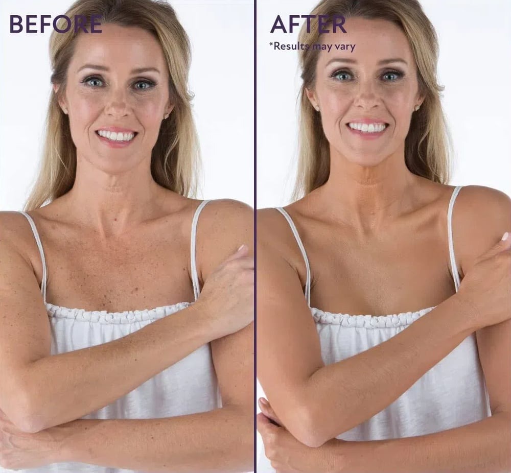 Crème cosmétique visage et corps, unifie le teint, hydratante et anti-imperfections.