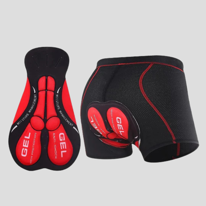 Short cyclisme rembourré pour homme et femme, idéal vélo de route et VTT. Confort longue distance sans pression.