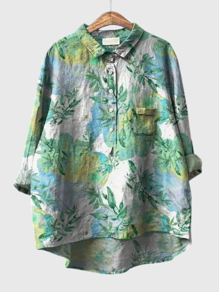 Blouse femme florale, un chemisier élégant et confortable, pour toutes les occasions.