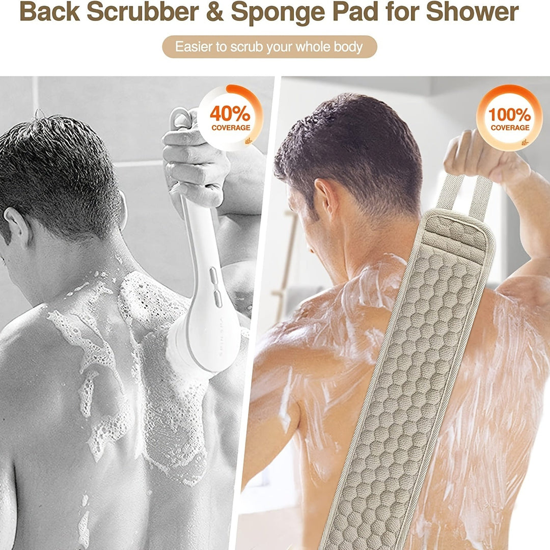 Gant de massage douche pour un nettoyage profond du dos et une peau douce et confortable sur tout le corps.