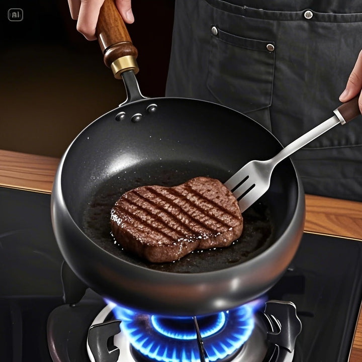 Collection de poêles en fonte ChefMaster, ustensiles de cuisine durables et essentiels pour chaque cuisinier passionné.