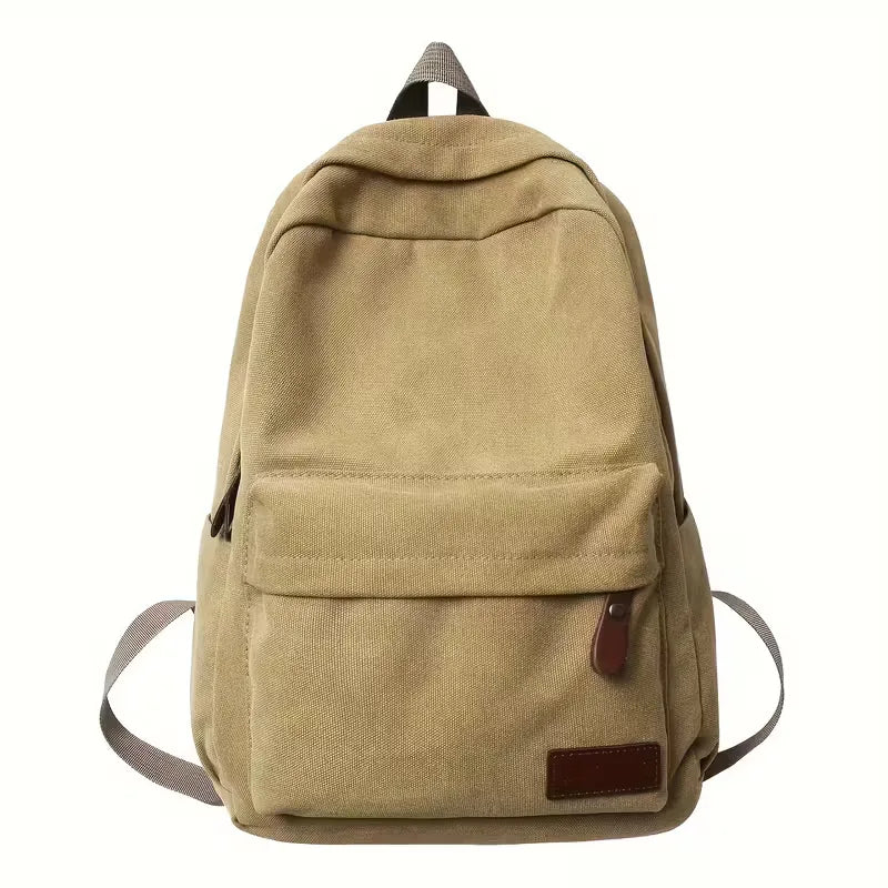 Sac à dos homme élégant en canvas, idéal pour le quotidien urbain et les accessoires.