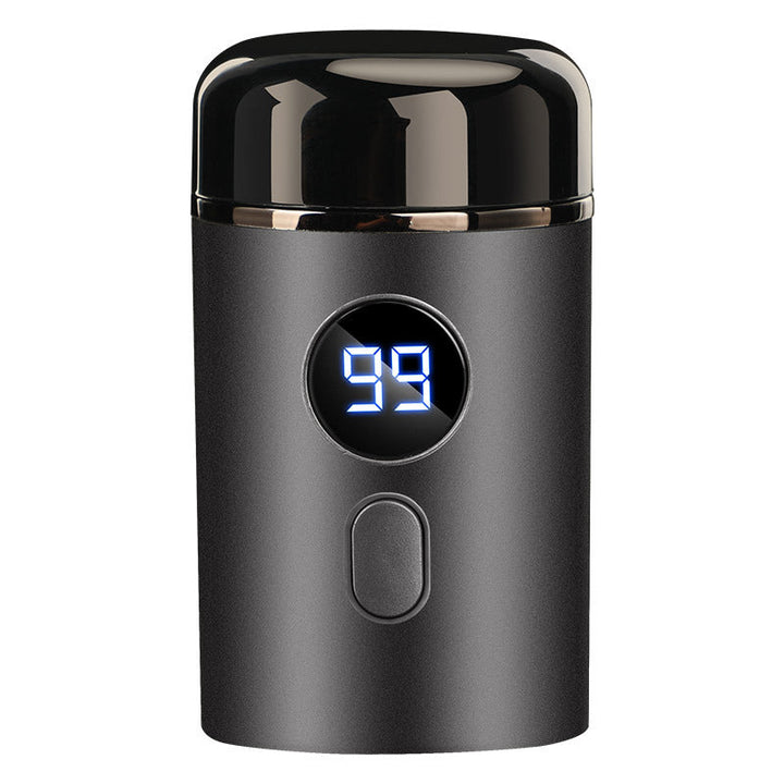 Accessoire de voyage homme: mini rasoir électrique portable, rasage rapide, sans fil, pour hygiène.