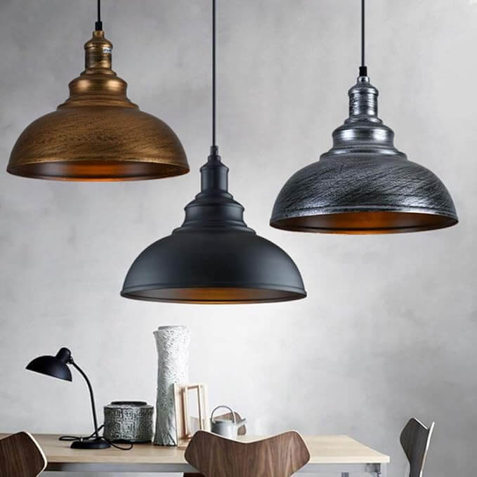 Retro Industriell Taklampa - Vintage Loft Design