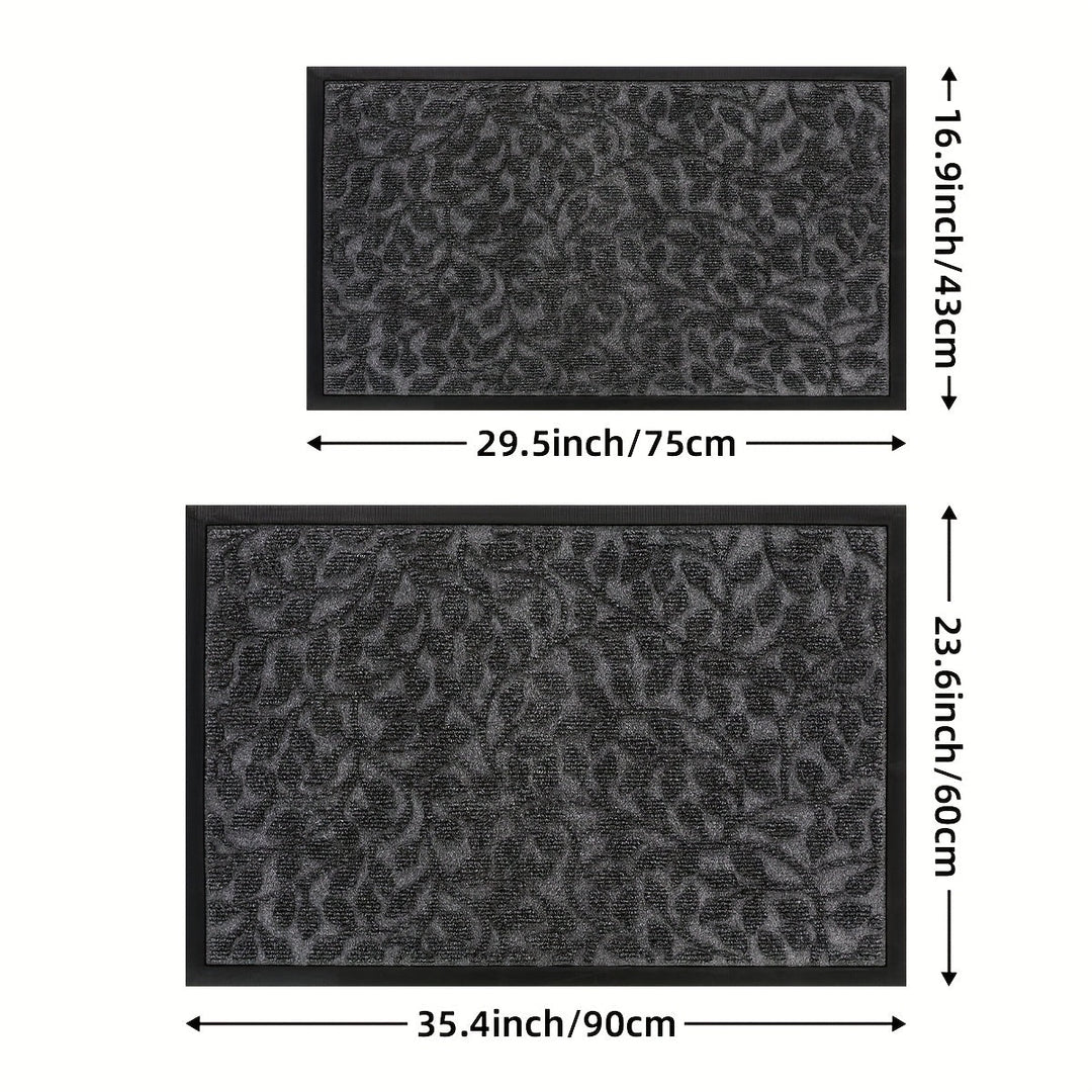Tapis d'accueil durable pour l'intérieur et l'extérieur, protège les sols avec style.