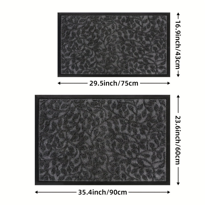 Tapis d'accueil durable pour l'intérieur et l'extérieur, protège les sols avec style.