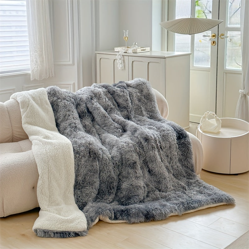 Jeté de canapé polaire confortable, crée une ambiance cosy et chaleureuse dans votre salon.