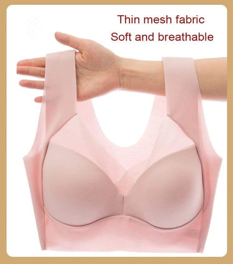 Soutien-gorge sans fil femme, push-up, sculptant, respirant et confortable.