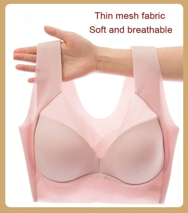 Soutien-gorge sans fil femme, push-up, sculptant, respirant et confortable.