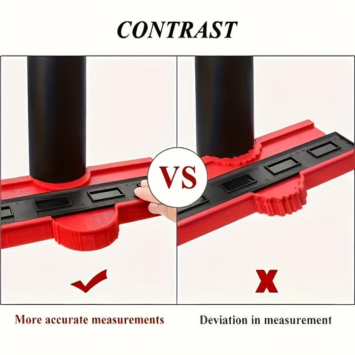 Mesurez et transférez des contours irréguliers avec cette jauge de précision pour un ajustement parfait.