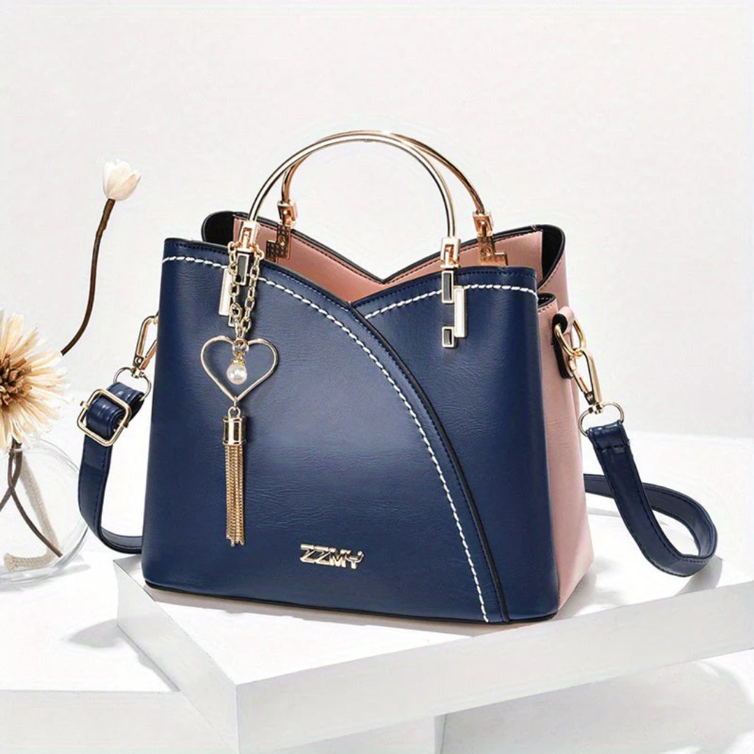 Sac à main élégant pour femme avec doublure intérieure raffinée, accessoire mode polyvalent.