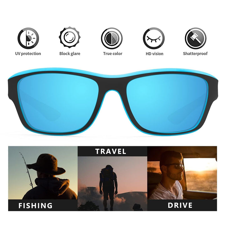 Accessoire de sport femme: lunettes de soleil polarisées avec protection UV, confortables pour activités extérieures.