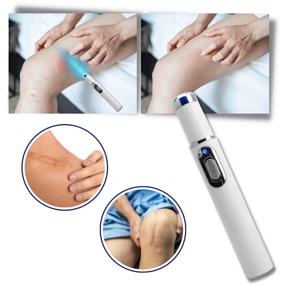 Appareil laser DermaPure pour soin peau du visage, réduit imperfections et unifie le teint.