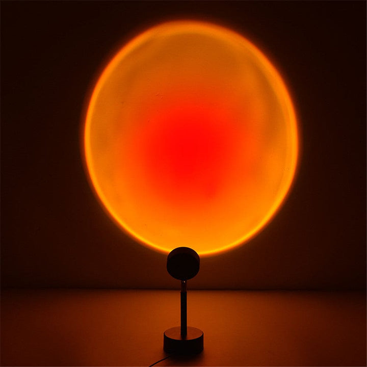 Éclairage LED d'ambiance coucher de soleil pour table de chevet. Parfait pour une chambre ou salon romantique et relaxant.