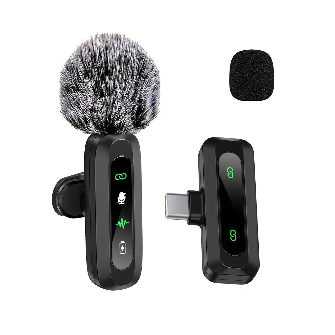 Micro lavalier sans fil SoundClip compatible tablettes, parfait pour les créateurs de contenu.