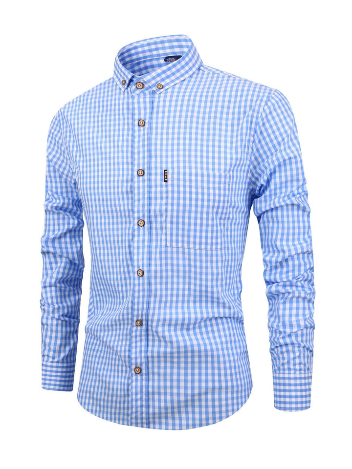 Chemise à carreaux Jules pour homme, design moderne et coupe confortable, parfaite pour un look décontracté.