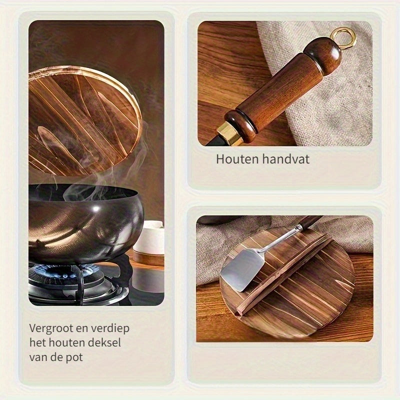 Robuste poêle en fonte ChefMaster, garantissant une durabilité exceptionnelle pour des années de cuisson fiable.