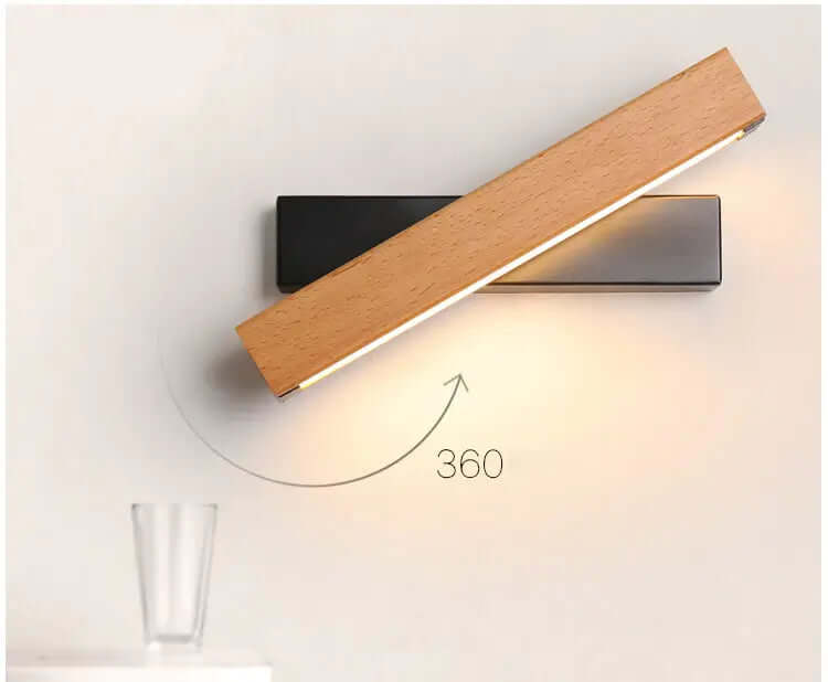 Justerbar LED-Vägglampa 360° - Modern Belysning