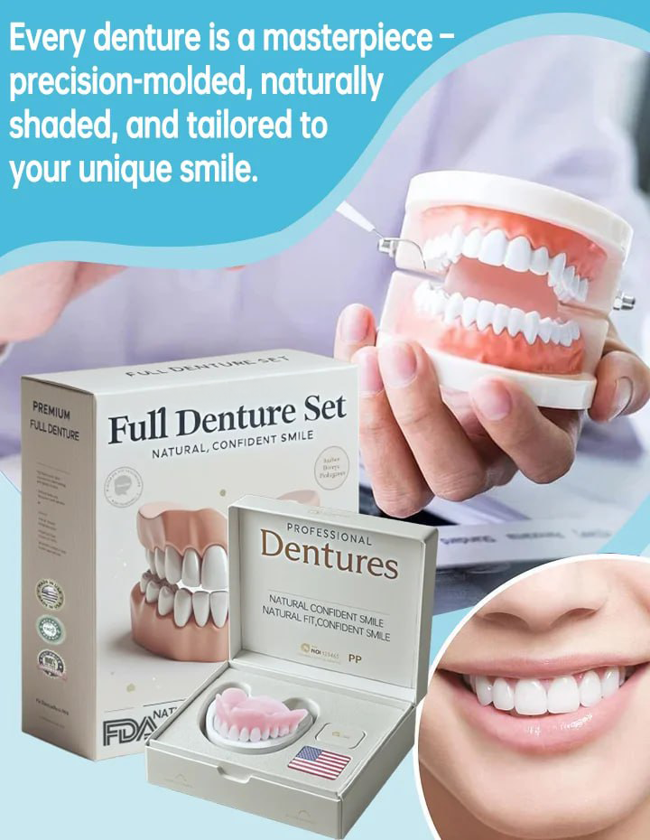 Prothèse dentaire réutilisable à ajustement facile, pour un sourire esthétique et un confort maximal.