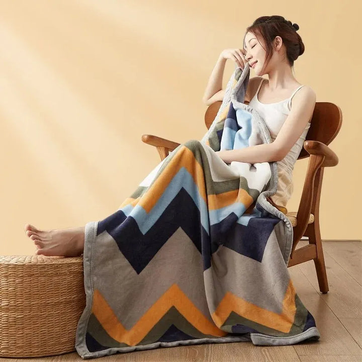 Couverture en flanelle ultra douce pour un confort chaleureux optimal dans votre maison.
