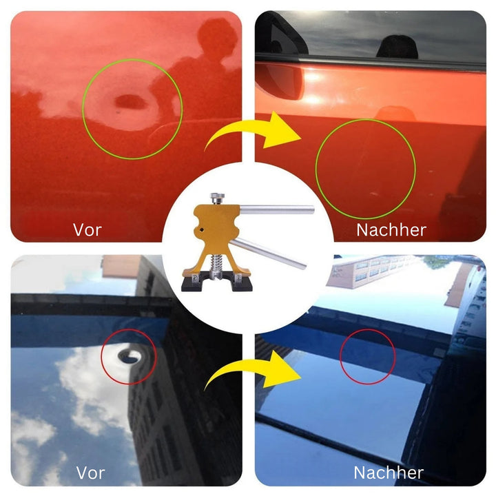 Kit débosselage voiture facile pour réparer les bosses et enfoncements sans endommager la peinture.