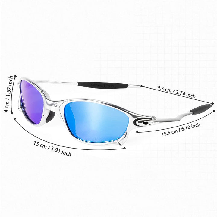 Lunettes sportives UV400 unisexes. Protection maximale contre les rayons UV nocifs pour toutes activités extérieures.