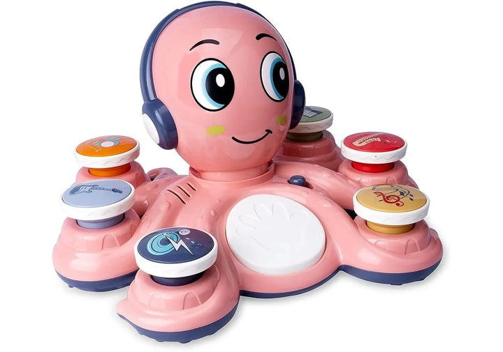 Jouet bébé en plastique ABS durable : GroovyPus, un poulpe interactif musical pour des heures de jeu éducatif.
