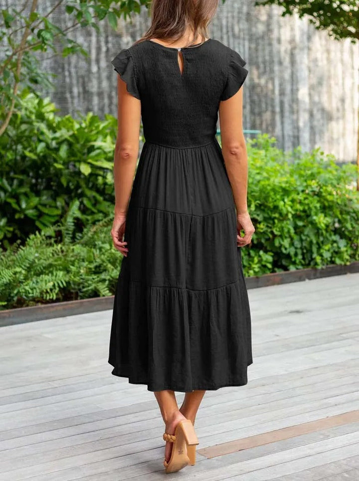 Magnifique robe femme, élégante et raffinée. Offre un ventre plat pour une silhouette parfaite.