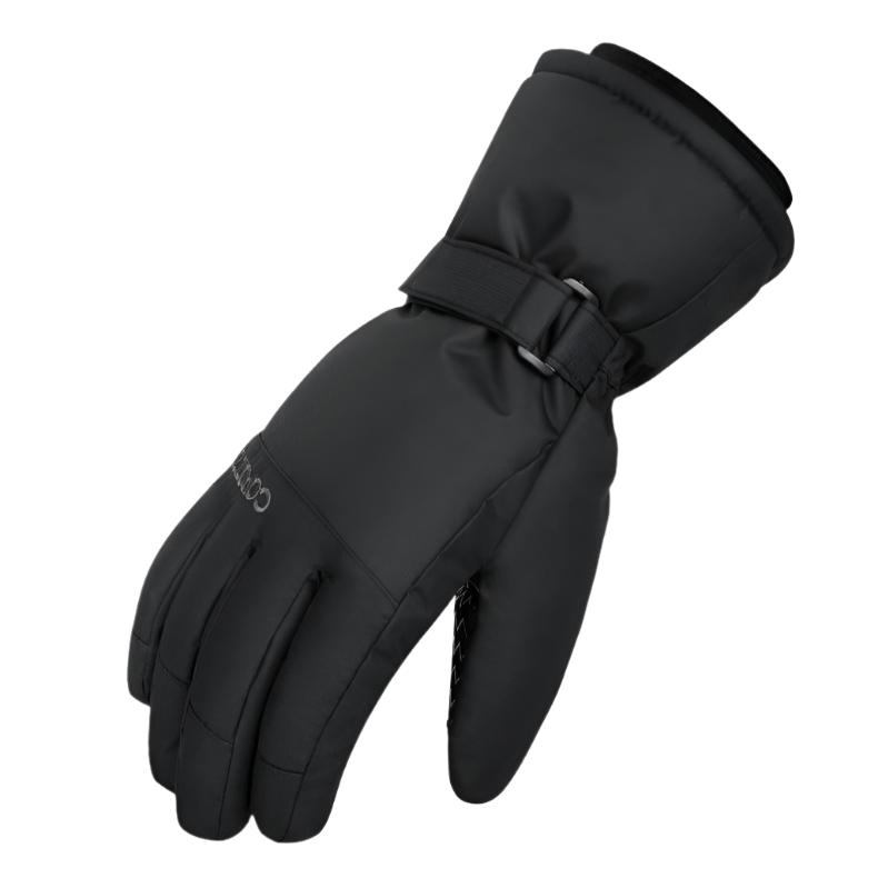 Gants chauds et légers en polyester/nylon, unisexes, parfaits pour snowboard, ski et conditions hivernales.