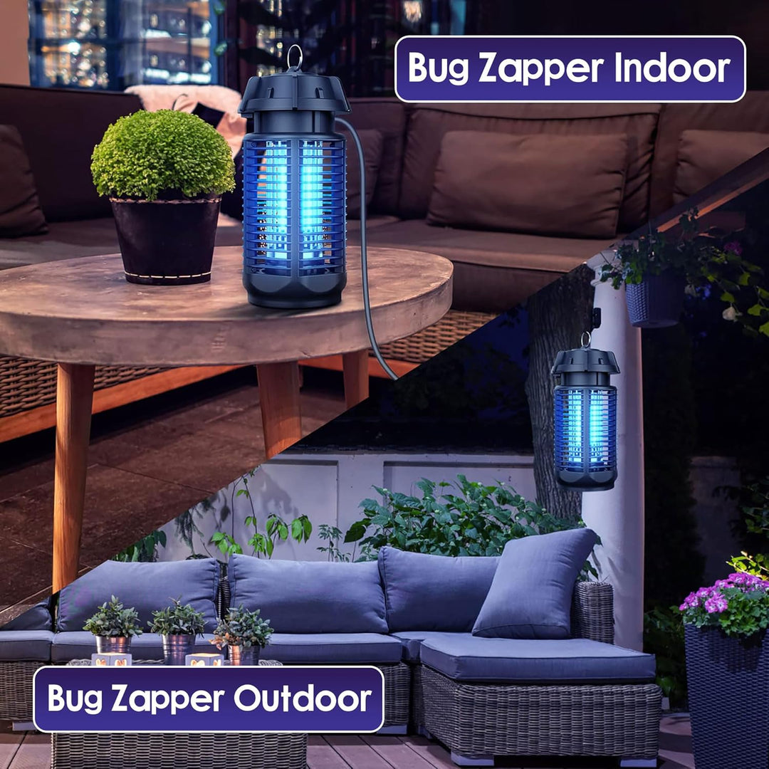 Solution de protection insectes : destructeur électrique UV. Anti-moustique et tue-mouche pour maison/jardin.