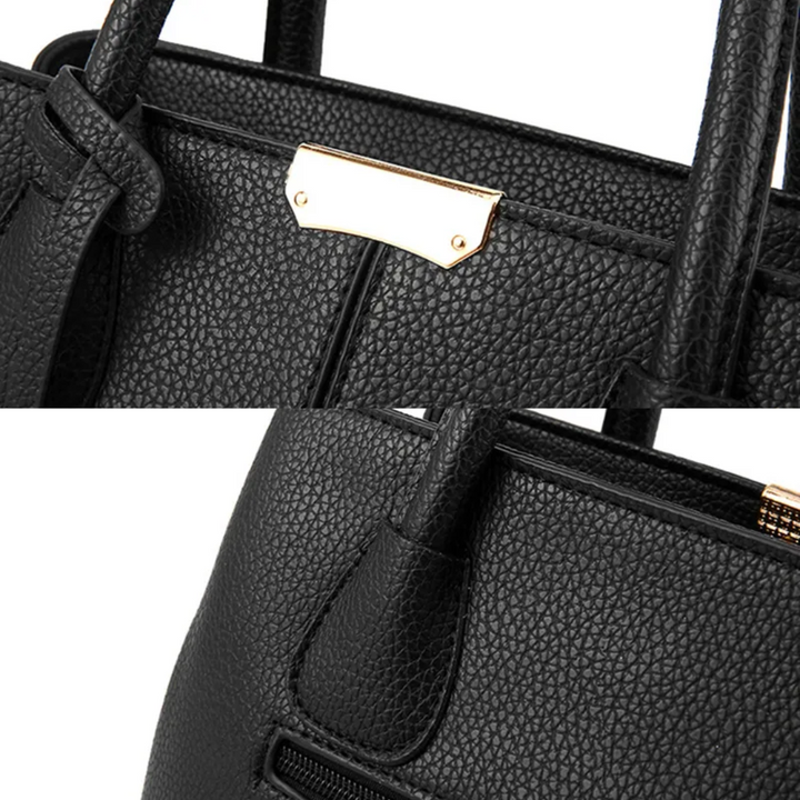 Sac à main femme élégant en similicuir, bandoulière confortable. Style chic et spacieux, parfait accessoire de mode.