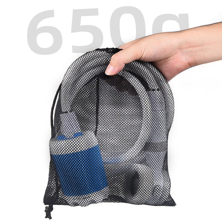 Douche de voyage portable pour activités en plein air. Hygiène garantie où que vous soyez.