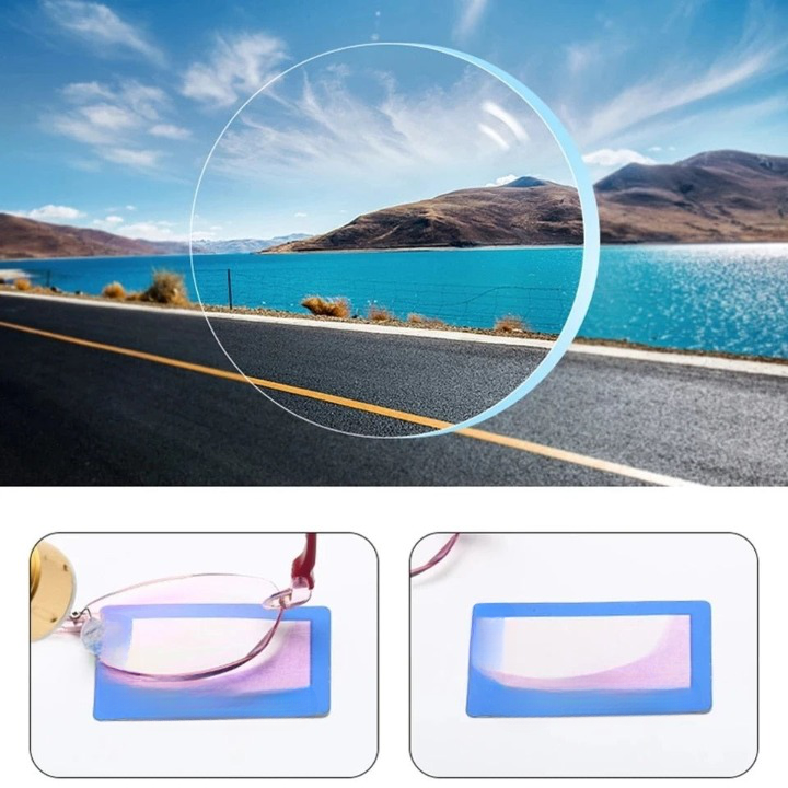 Lunettes de vue tendance unisexes pour myopie, design élégant avec protection anti-lumière bleue.