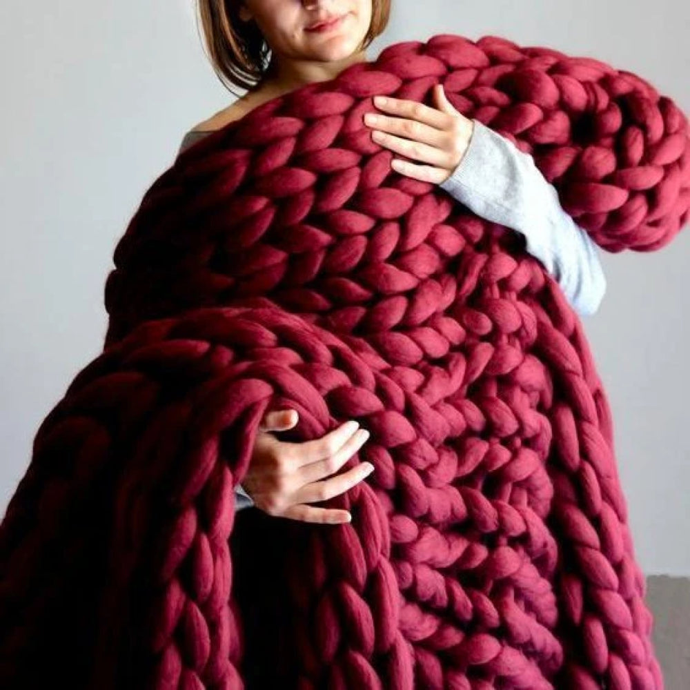 Laine épaisse pour loisirs créatifs, transformez 1000g de douceur en projets tricot uniques.