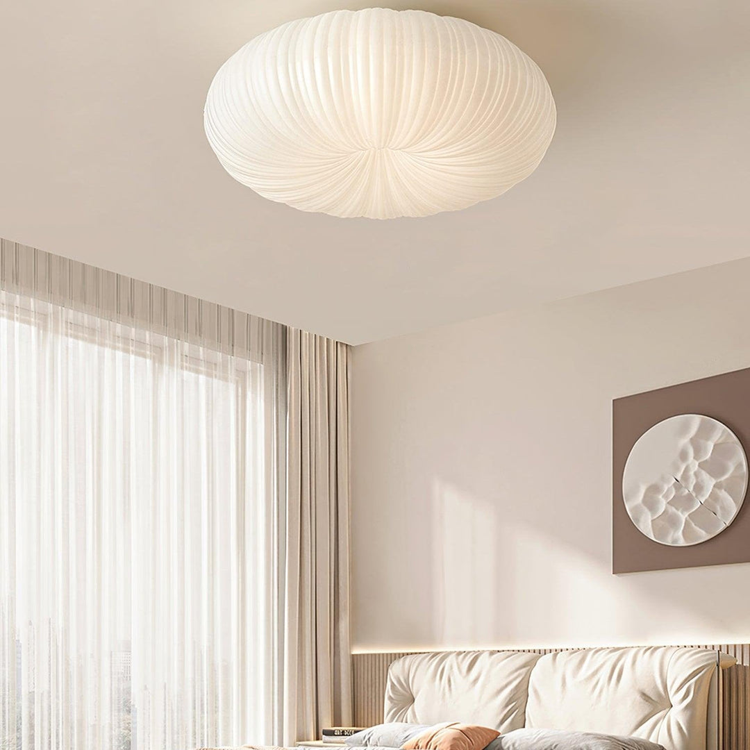 Élégant plafonnier LED dimmable Filomena Luxe, idéal pour éclairage intérieur contemporain.